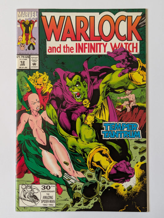 Warlock and the Infinity Watch #12 Marvel Comic Book