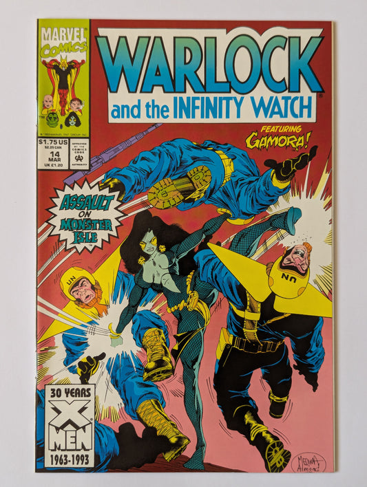 Warlock and the Infinity Watch #14 Marvel Comic Book