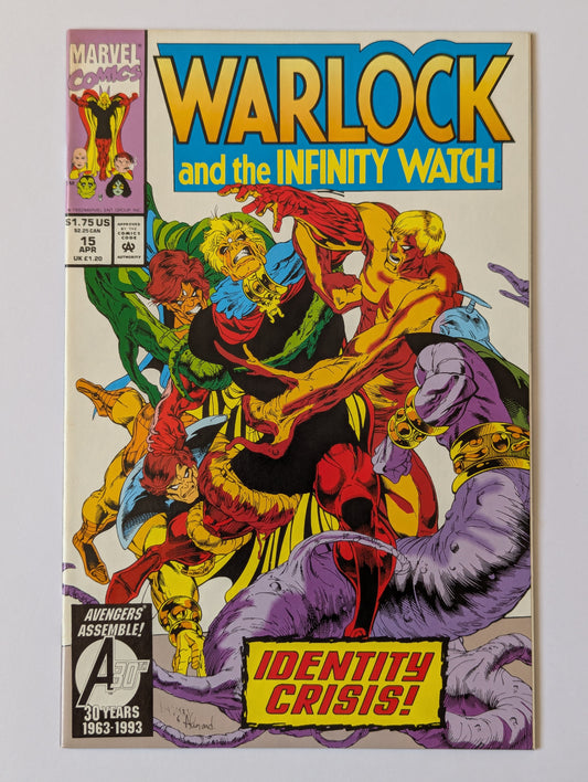 Warlock and the Infinity Watch #15 Marvel Comic Book