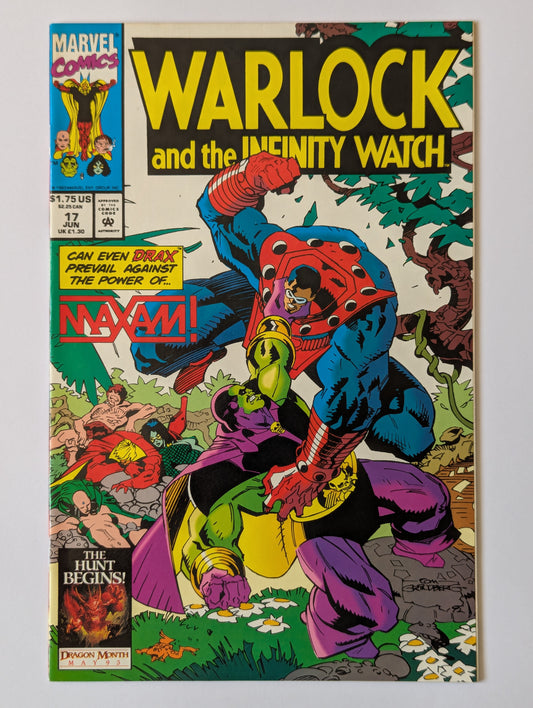 Warlock and the Infinity Watch #17 Marvel Comic Book