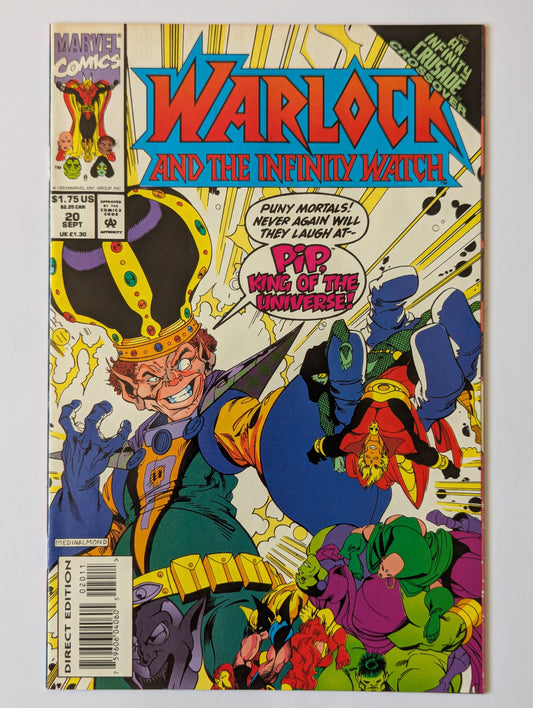 Warlock and the Infinity Watch #20 Marvel Comic Book