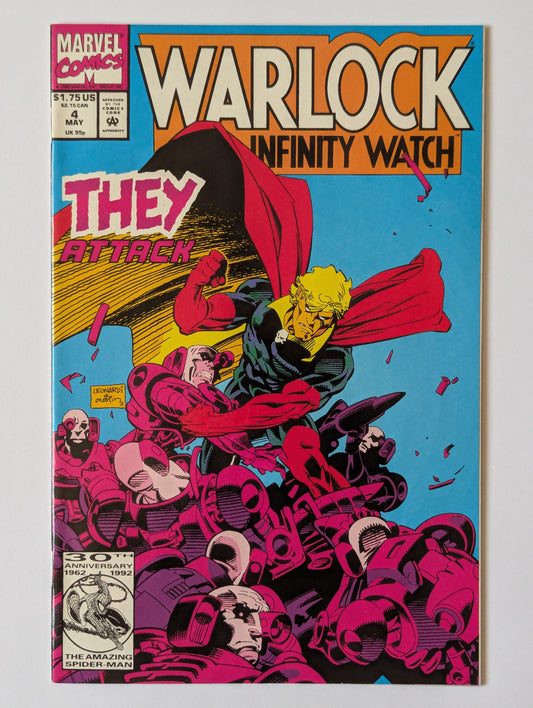 Warlock and the Infinity Watch #4 Marvel Comic Book
