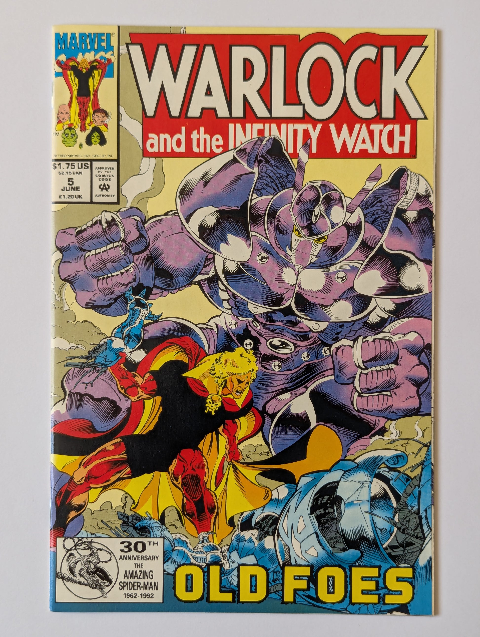 Warlock and the Infinity Watch #5 Marvel Comic Book
