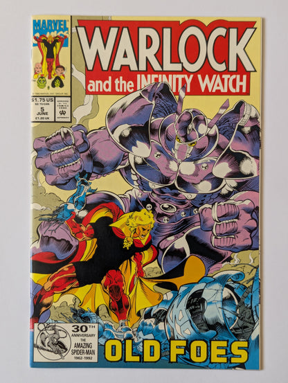 Warlock and the Infinity Watch #5 Marvel Comic Book