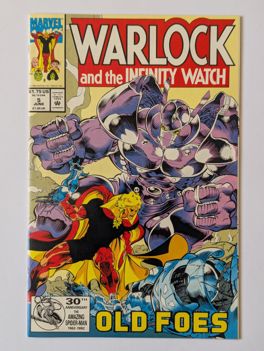 Warlock and the Infinity Watch #5 Marvel Comic Book