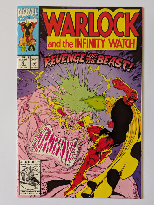 Warlock and the Infinity Watch #6 Marvel Comic Book