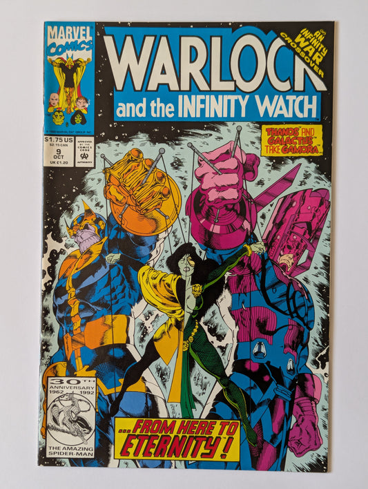 Warlock and the Infinity Watch #9 Marvel Comic Book
