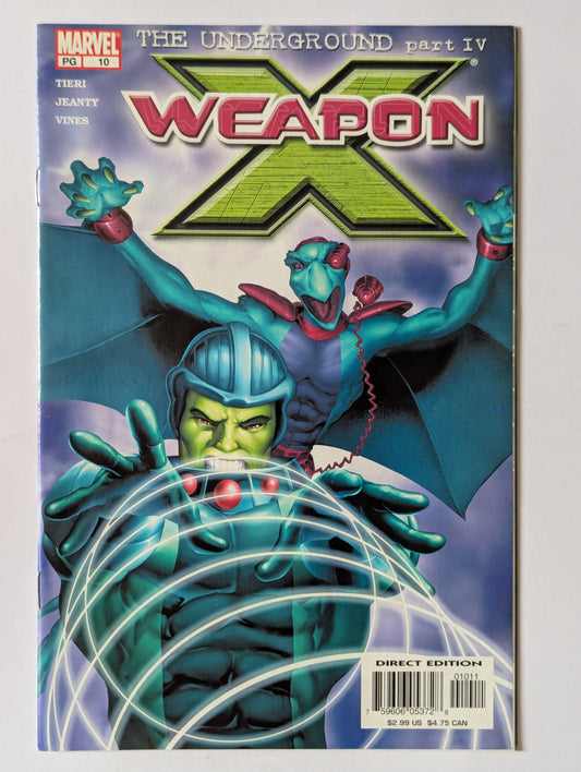 Weapon X #10 Marvel Comic Book