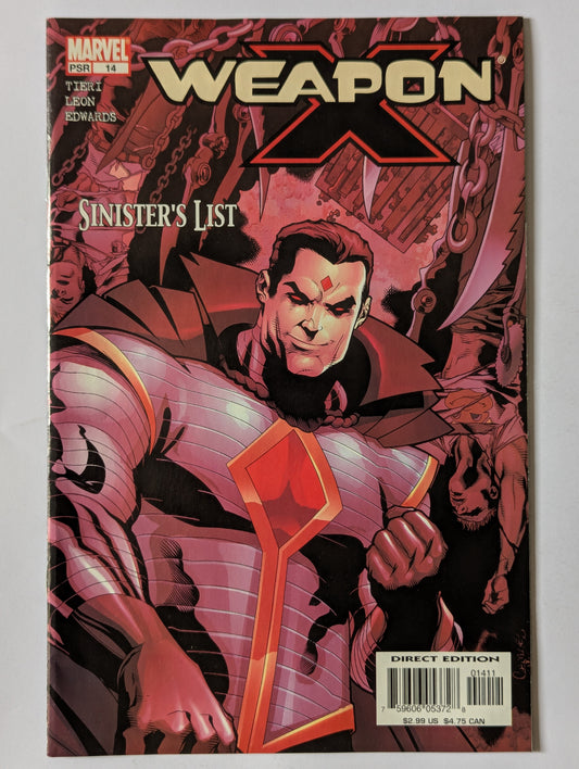 Weapon X #14 Marvel Comic Book