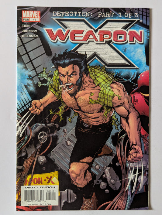 Weapon X #16 Marvel Comic Book