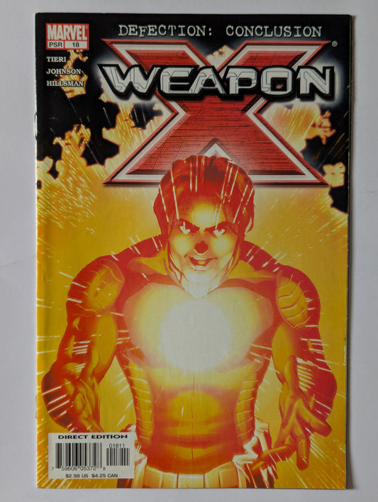 Weapon X #18 Marvel Comic Book