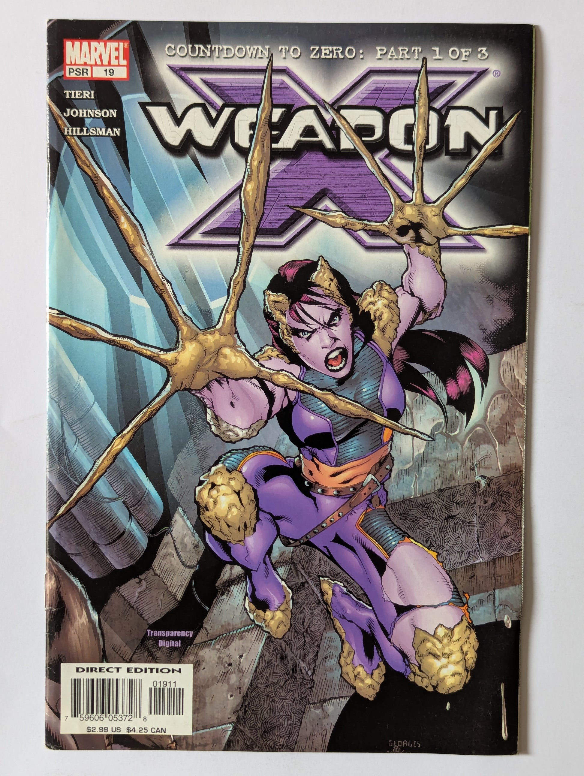 Weapon X #19 Marvel Comic Book