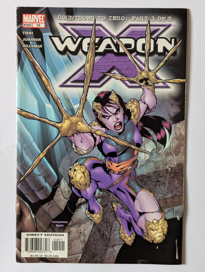 Weapon X #19 Marvel Comic Book