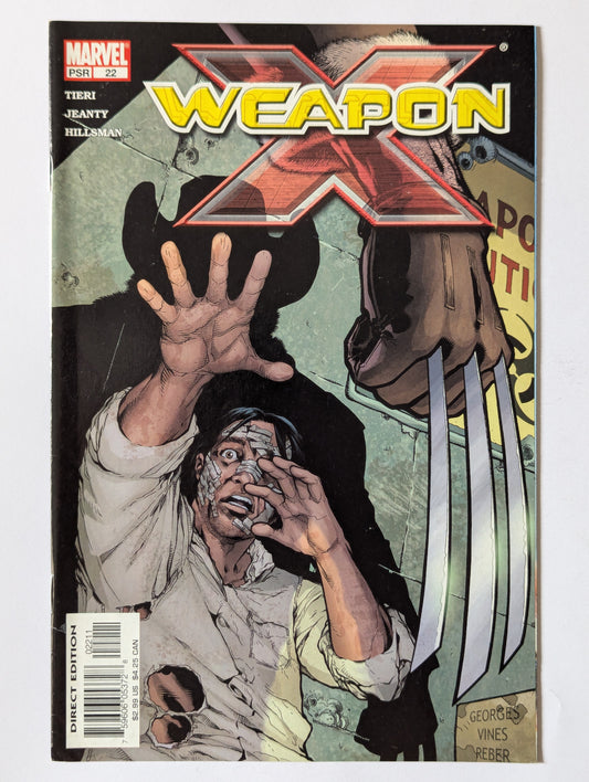 Weapon X #22 Marvel Comic Book