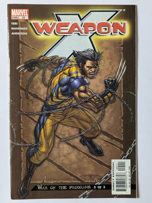 Weapon X #25 Marvel Comic Book
