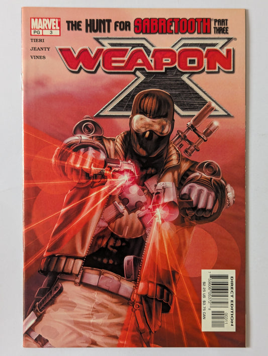 Weapon X #3 Marvel Comic Book