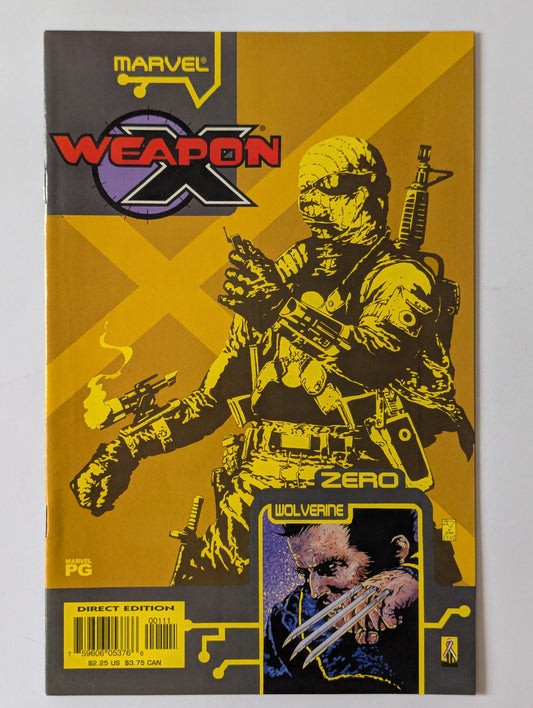 Weapon X The Draft Agent Zero Marvel Comic Book