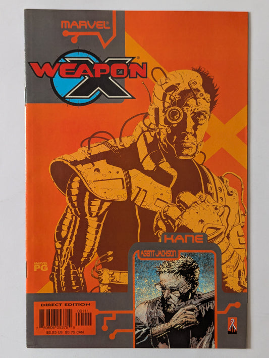 Weapon X The Draft Kane Marvel Comic Book