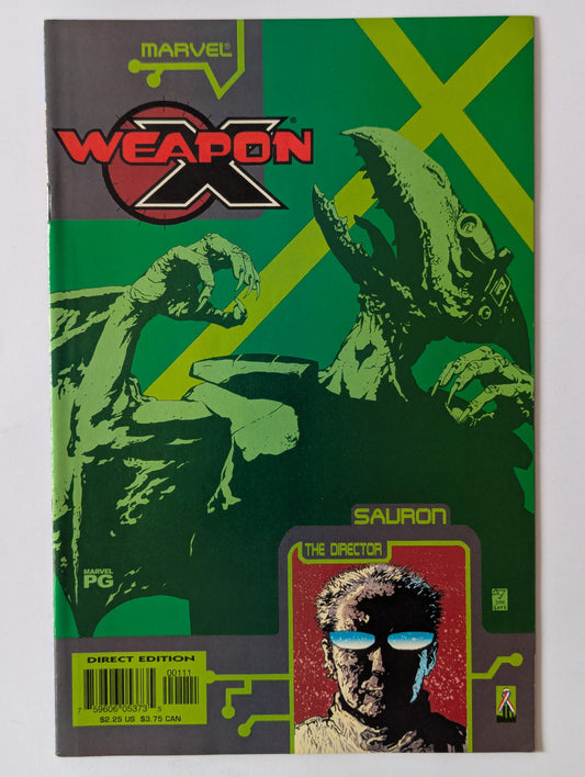Weapon X The Draft Sauron Marvel Comic Book