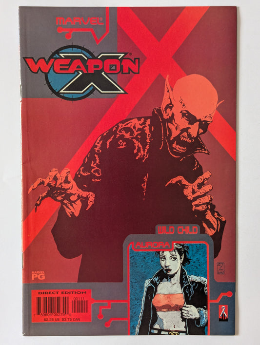 Weapon X The Draft Wild Child Marvel Comic Book