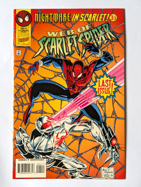 Web of Scarlet Spider #4 Marvel Comic Book