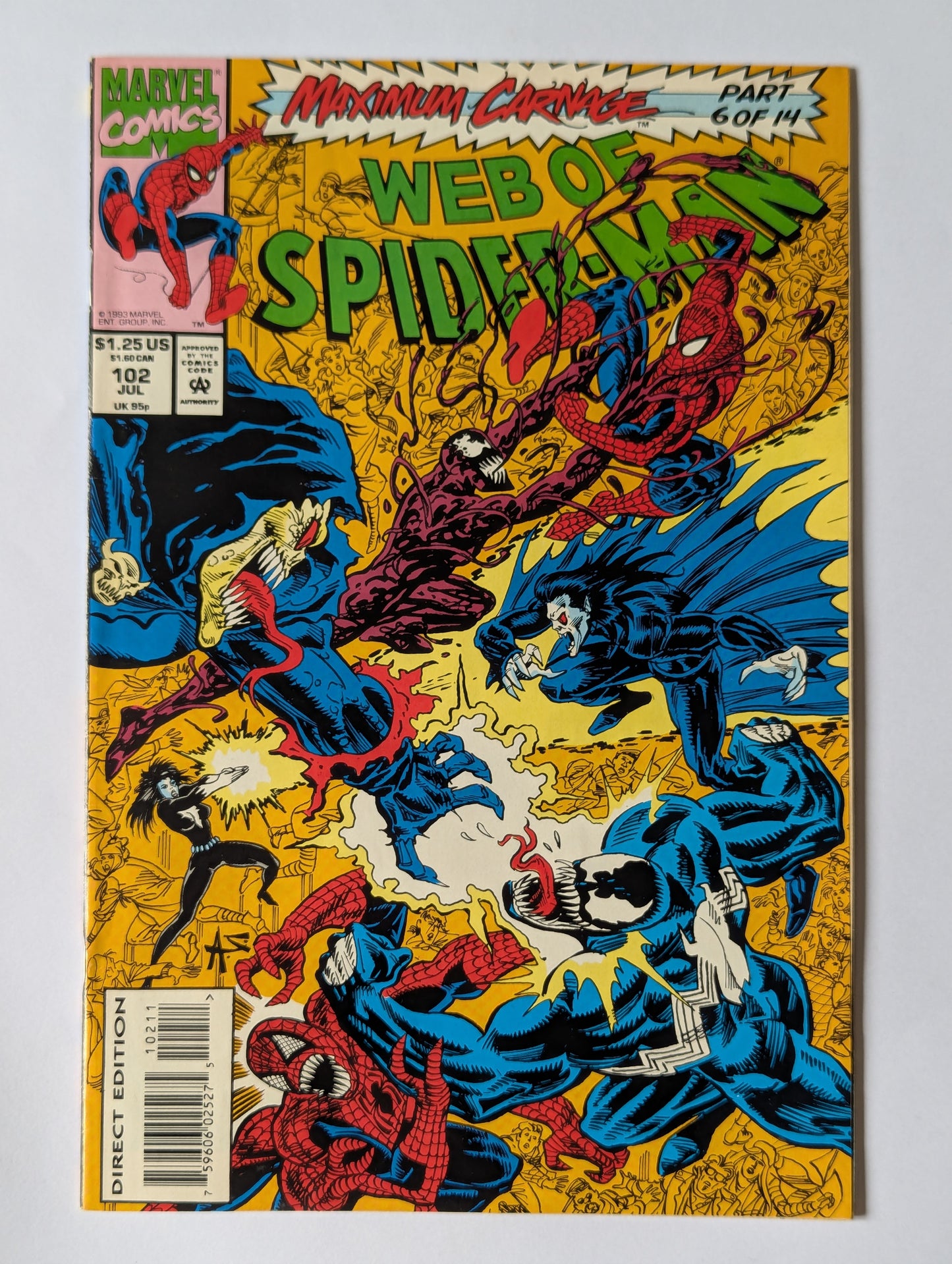 Web of Spider-Man #102 Marvel Comic Book
