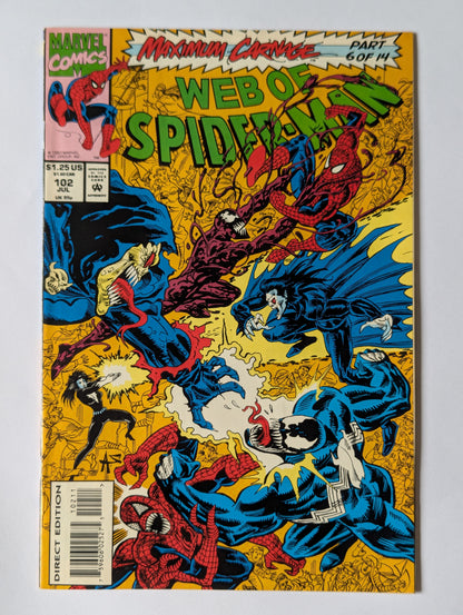Web of Spider-Man #102 Marvel Comic Book