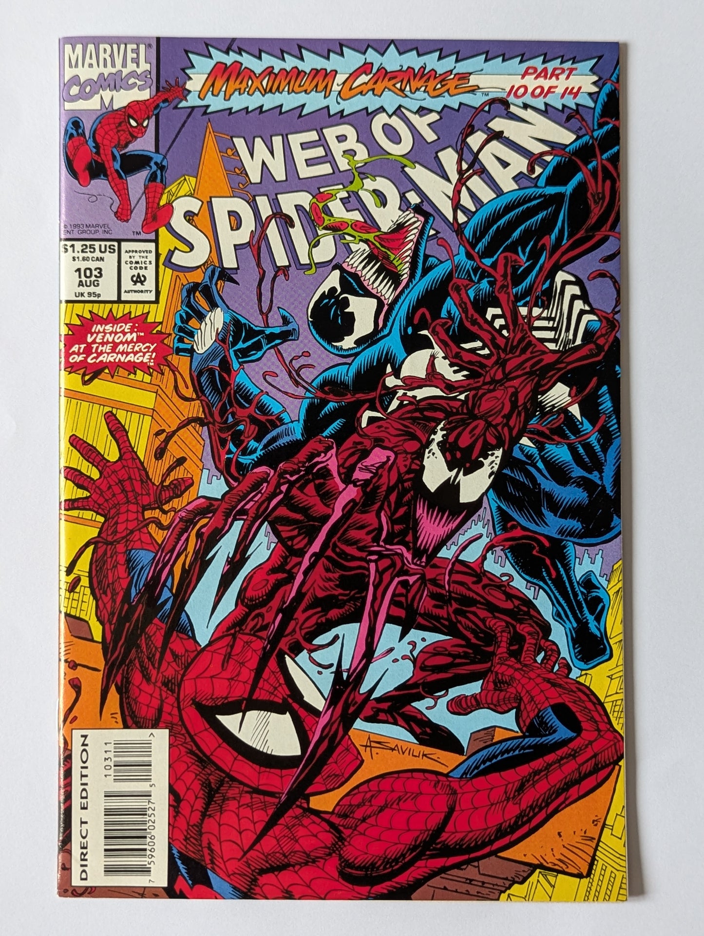 Web of Spider-Man #103 Marvel Comic Book