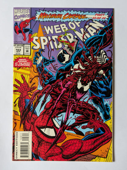 Web of Spider-Man #103 Marvel Comic Book