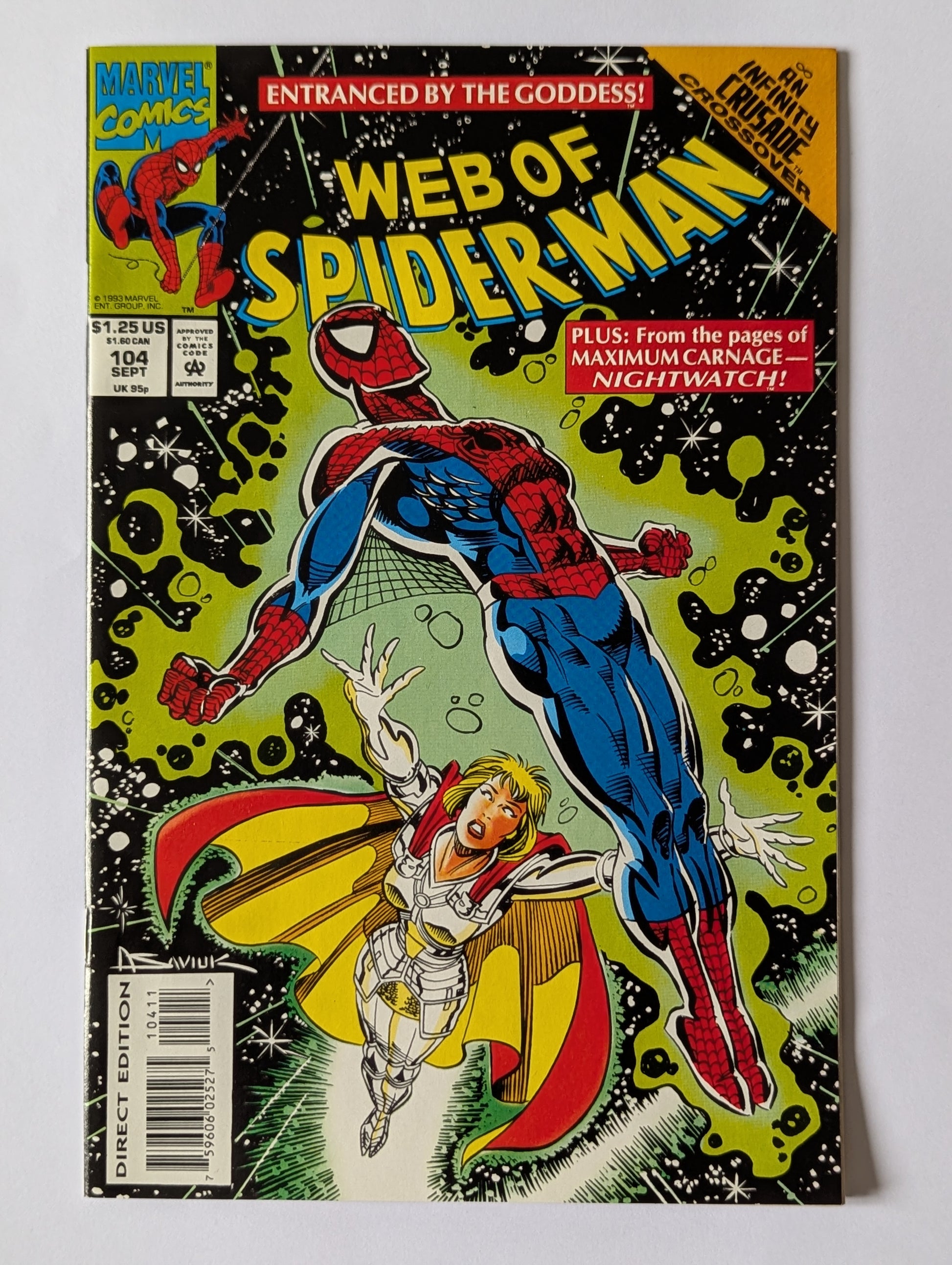 Web of Spider-Man #104 Marvel Comic Book