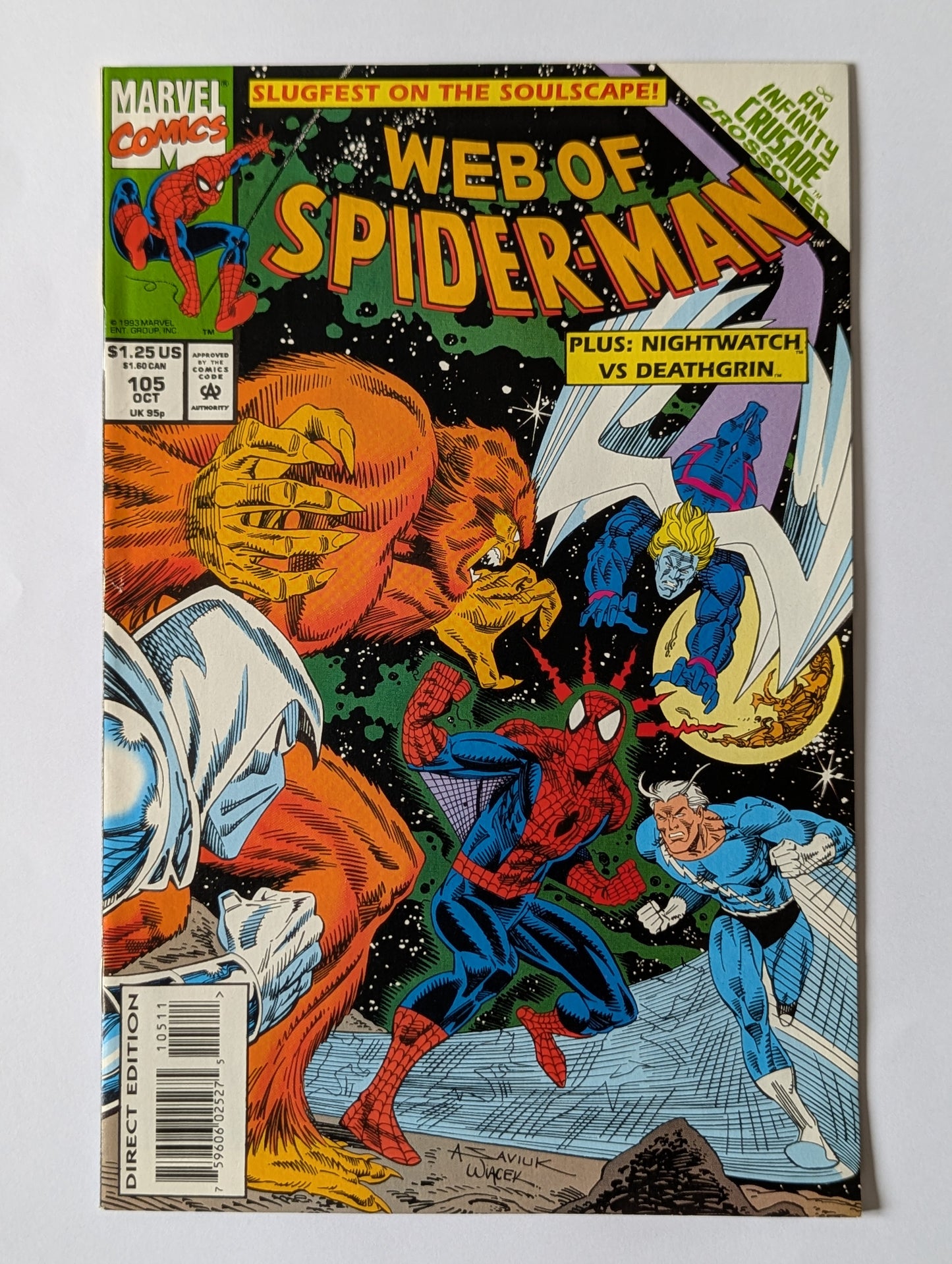 Web of Spider-Man #105 Marvel Comic Book