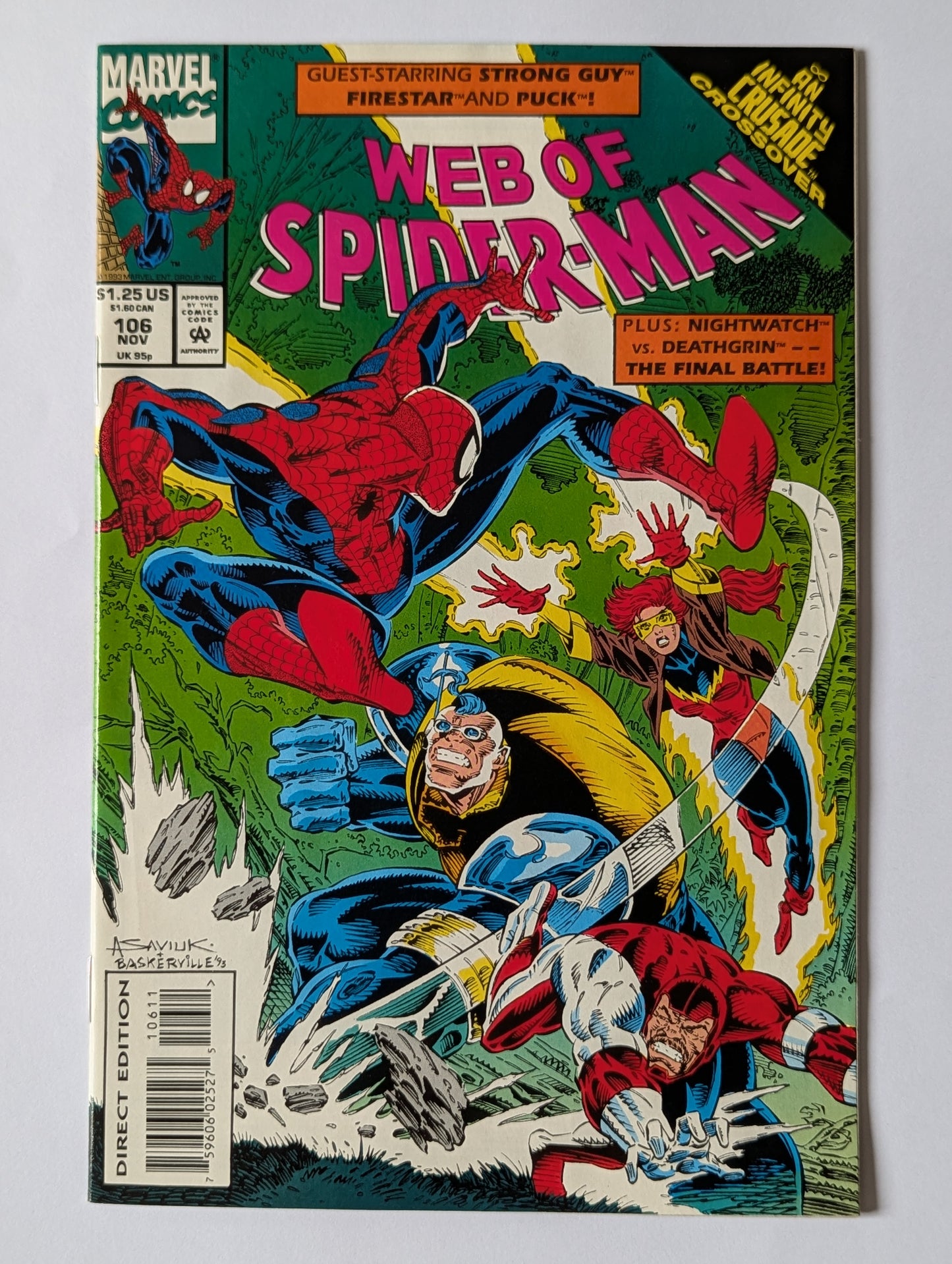Web of Spider-Man #106 Marvel Comic Book