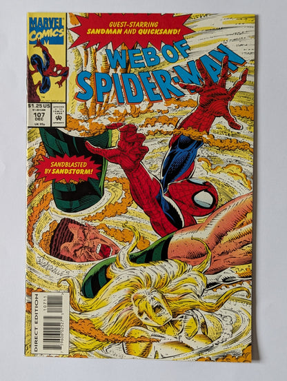 Web of Spider-Man #107 Marvel Comic Book