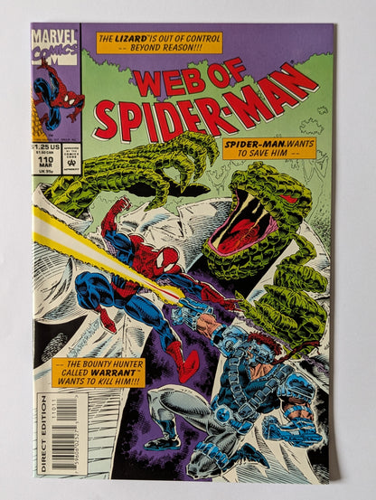 Web of Spider-Man #110 Marvel Comic Book