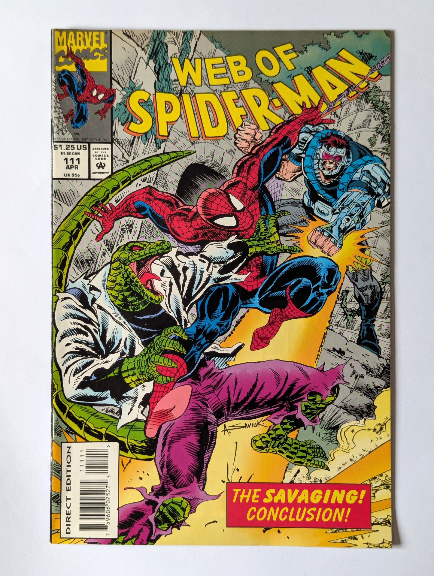 Web of Spider-Man #111 Marvel Comic Book