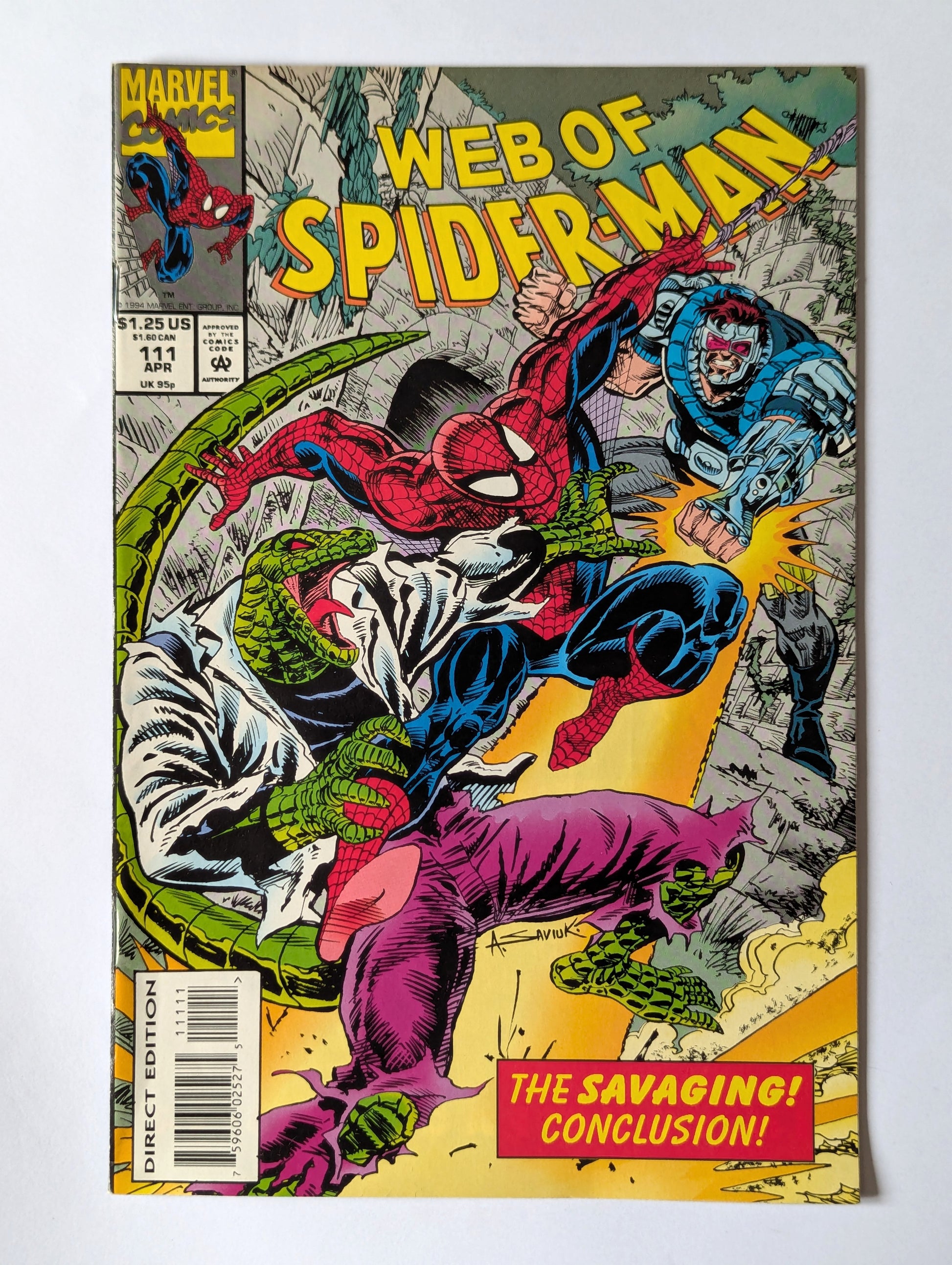 Web of Spider-Man #111 Marvel Comic Book