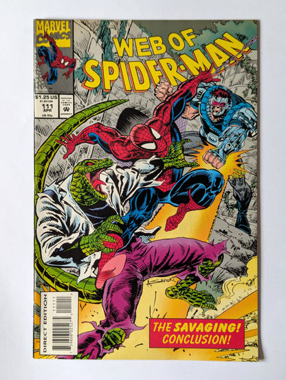 Web of Spider-Man #111 Marvel Comic Book