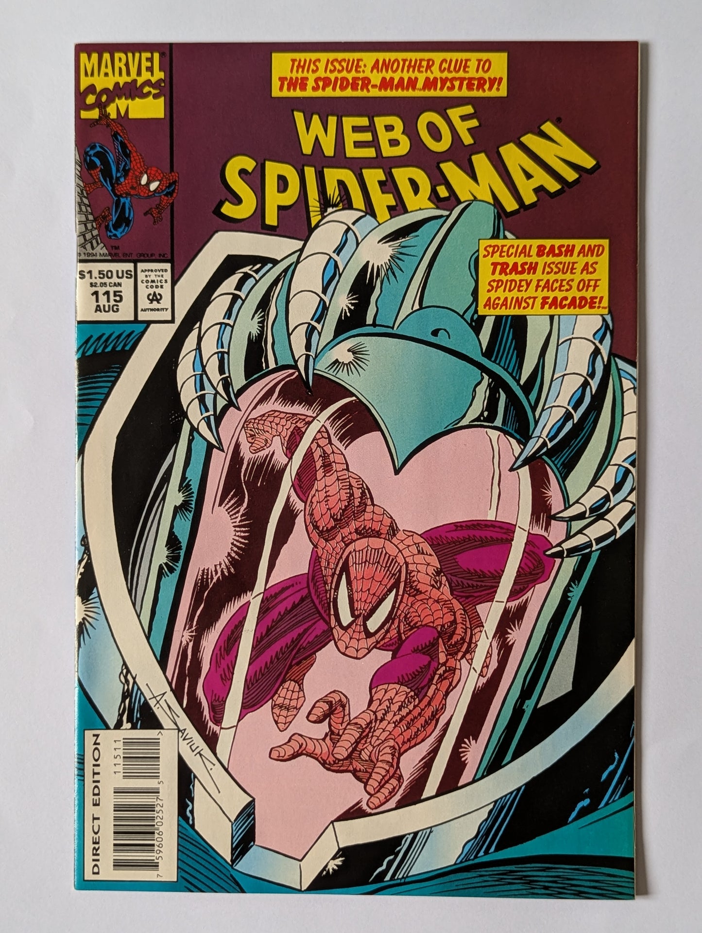 Web of Spider-Man #115 Marvel Comic Book