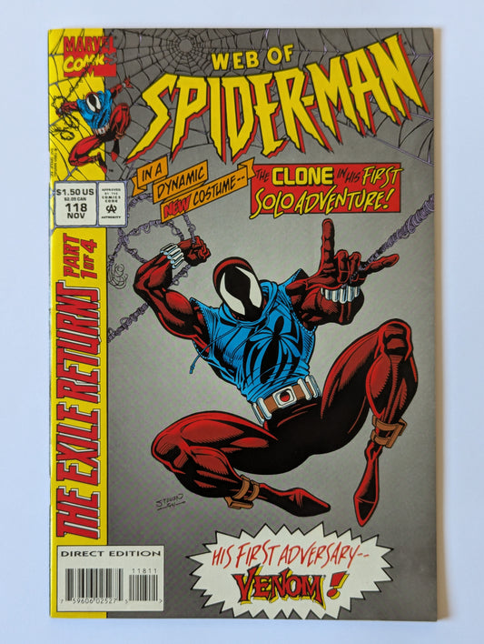 Web of Spider-Man #118 Marvel Comic Book