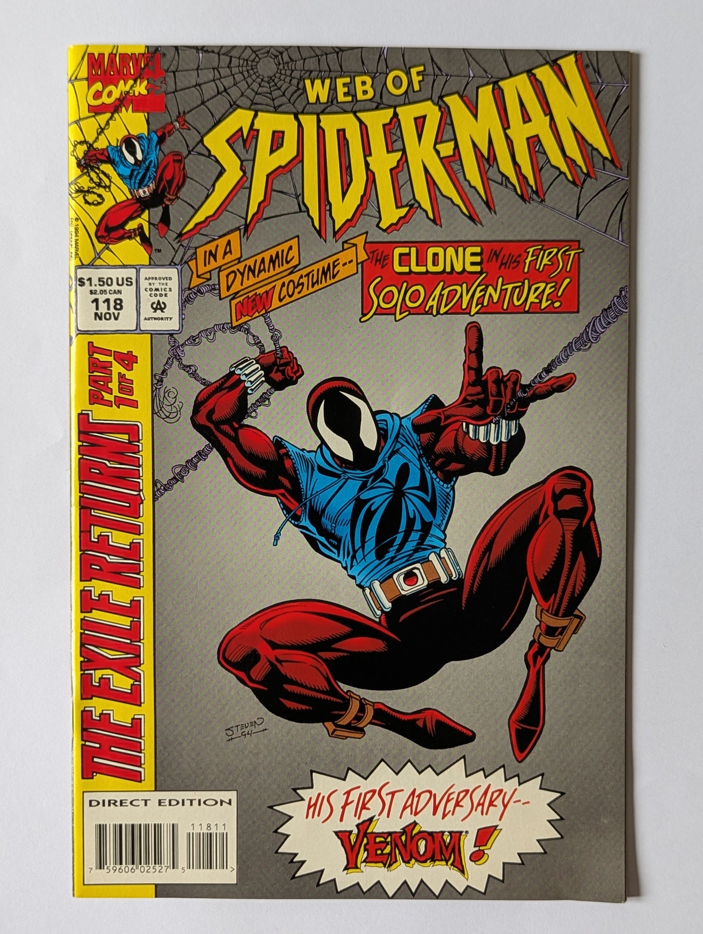 Web of Spider-Man #118 Marvel Comic Book
