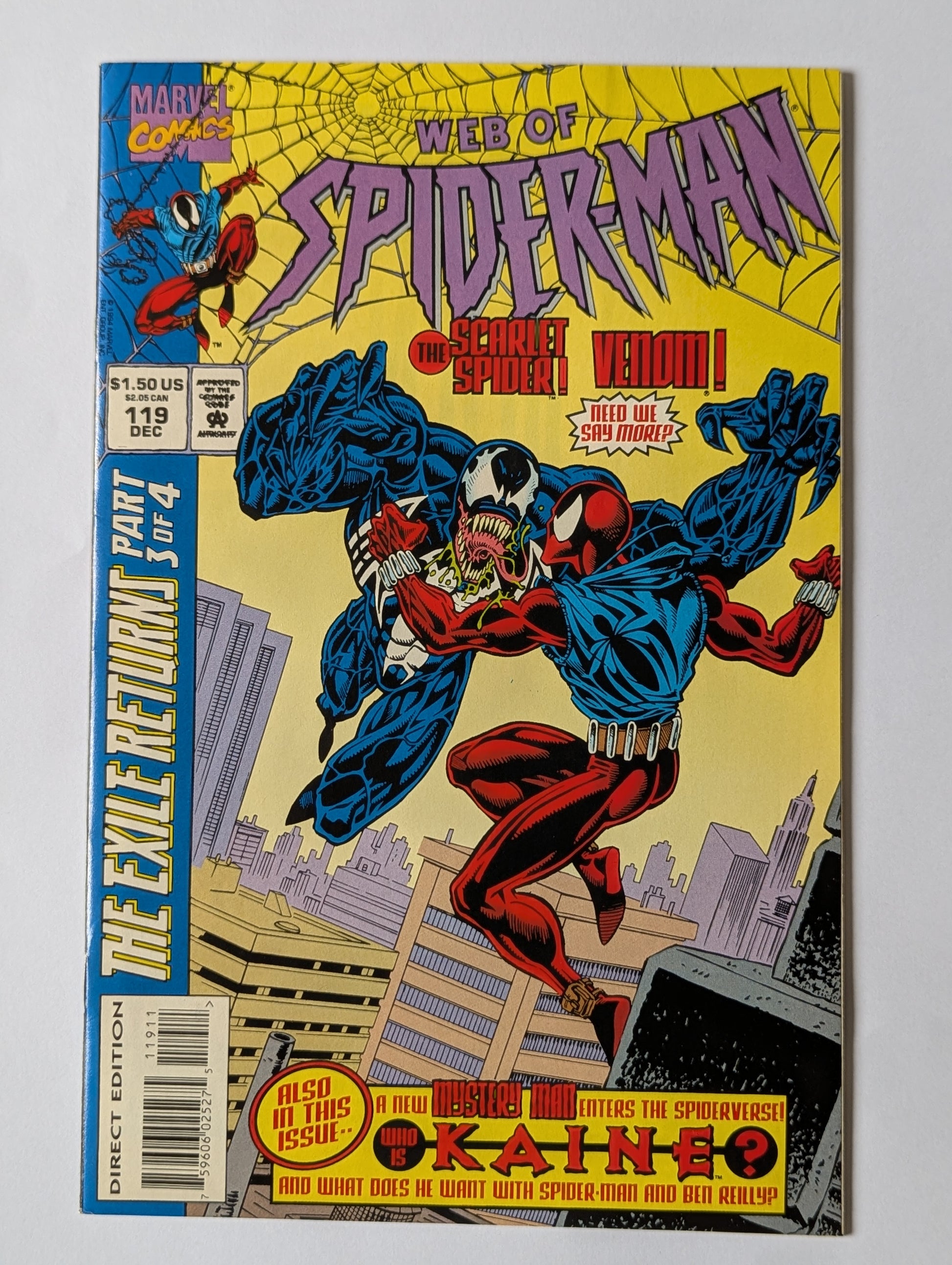 Web of Spider-Man #119 Marvel Comic Book