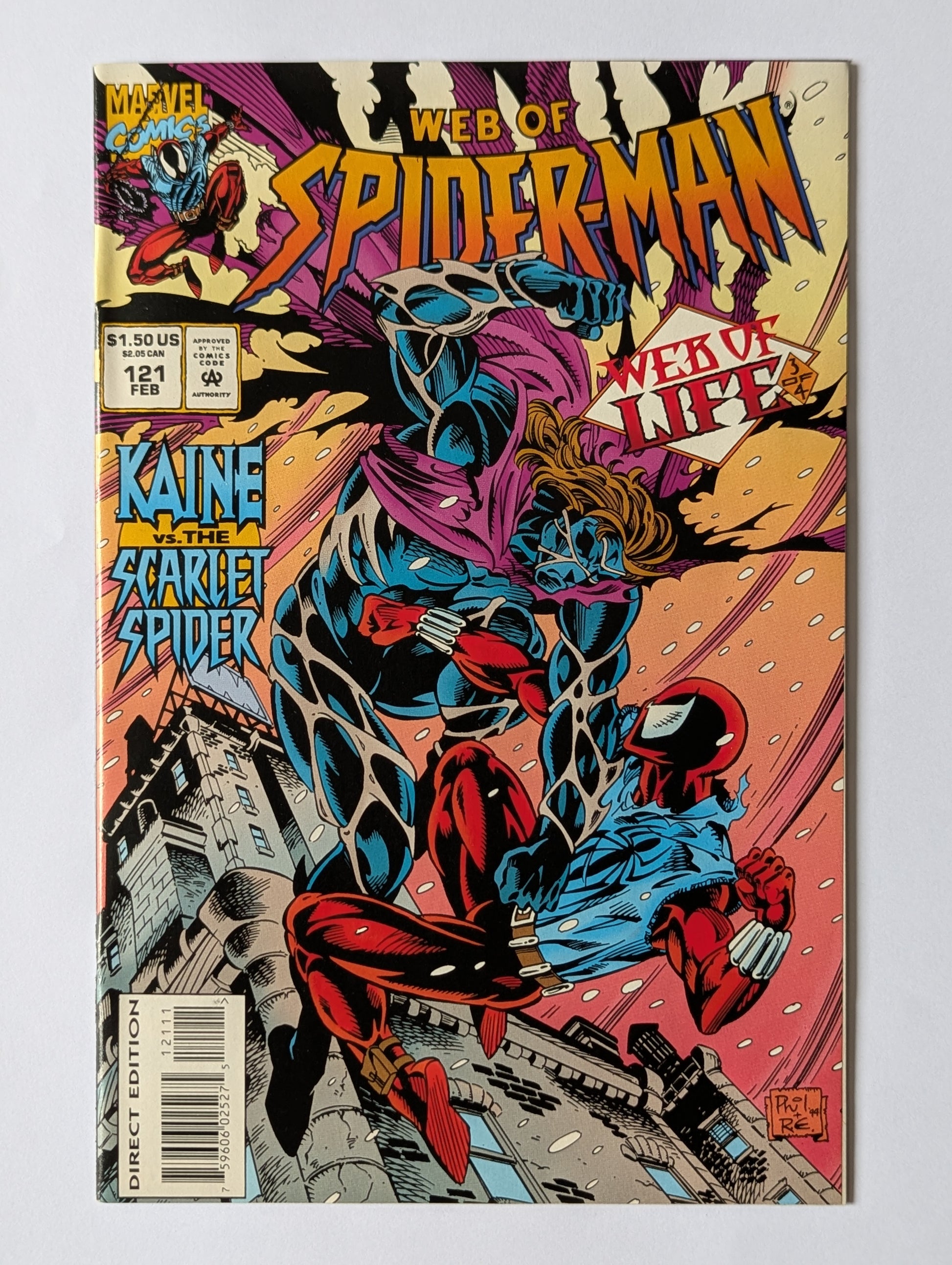 Web of Spider-Man #121 Marvel Comic Book