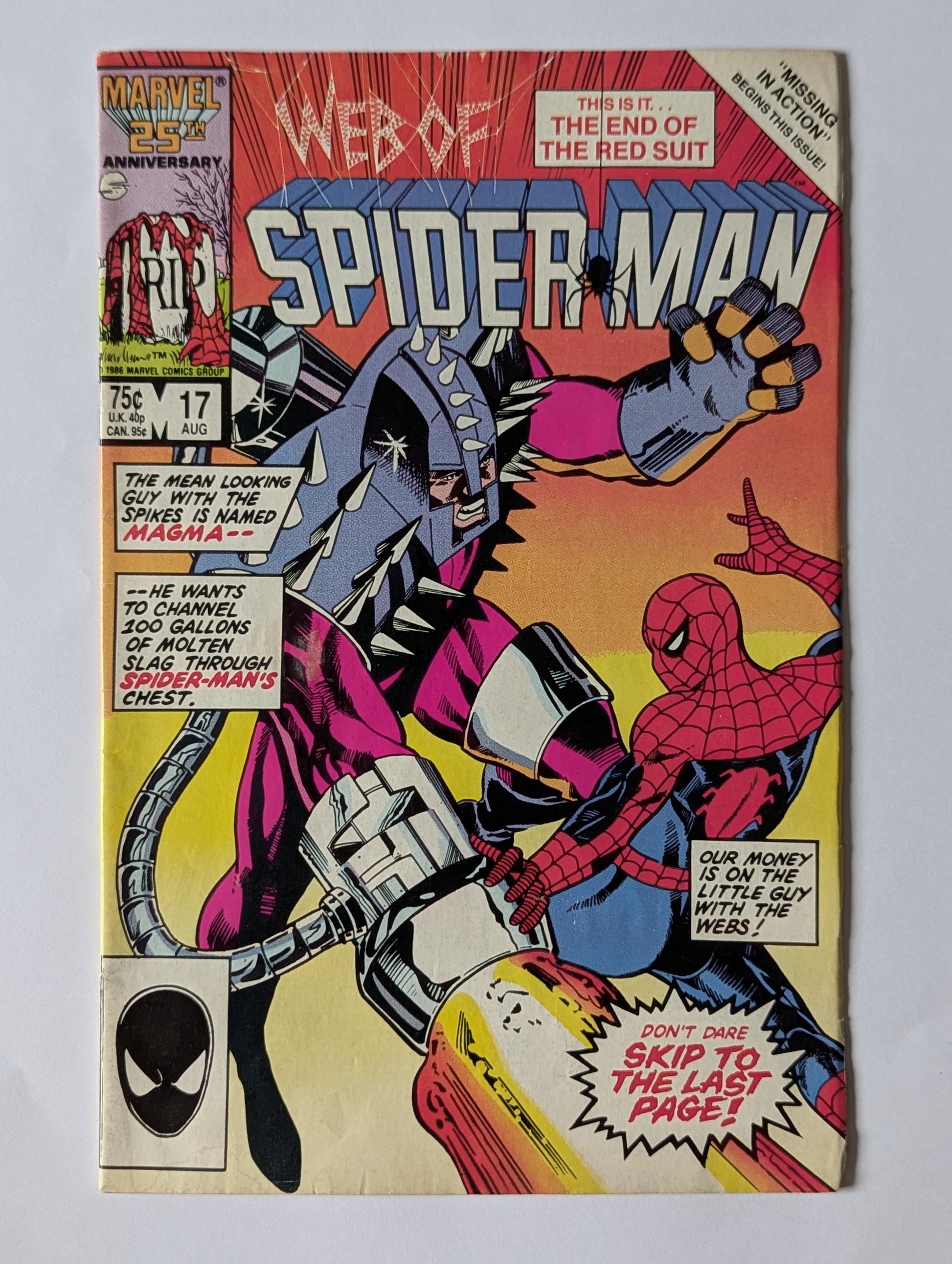 Web of Spider-Man #17 Marvel Comic Book