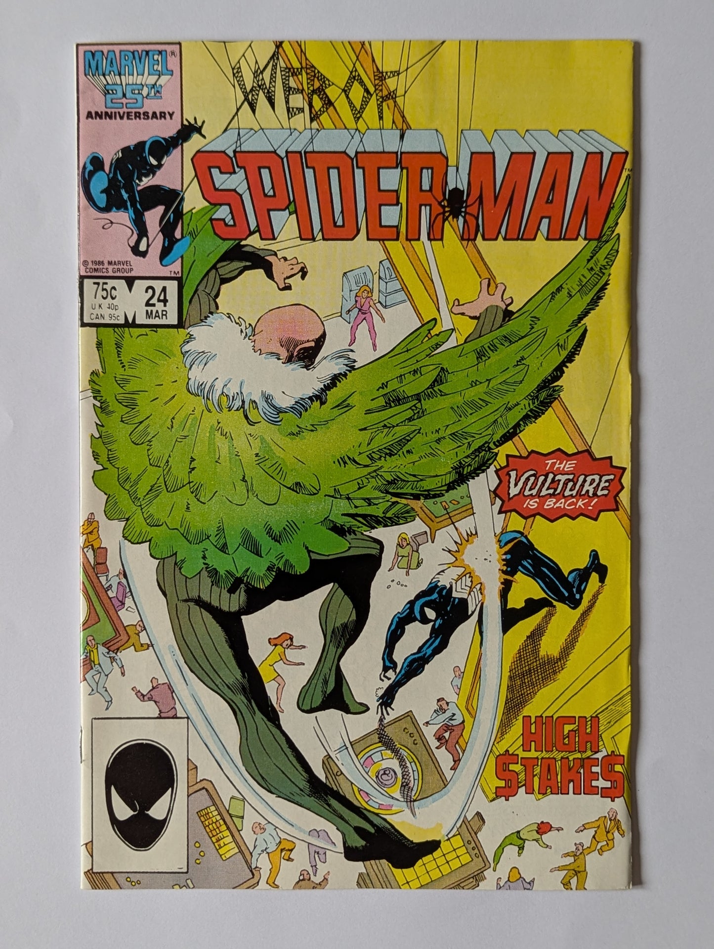 Web of Spider-Man #24 Marvel Comic Book