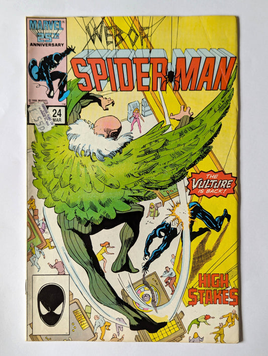 Web of Spider-Man #24 Marvel Comic Book