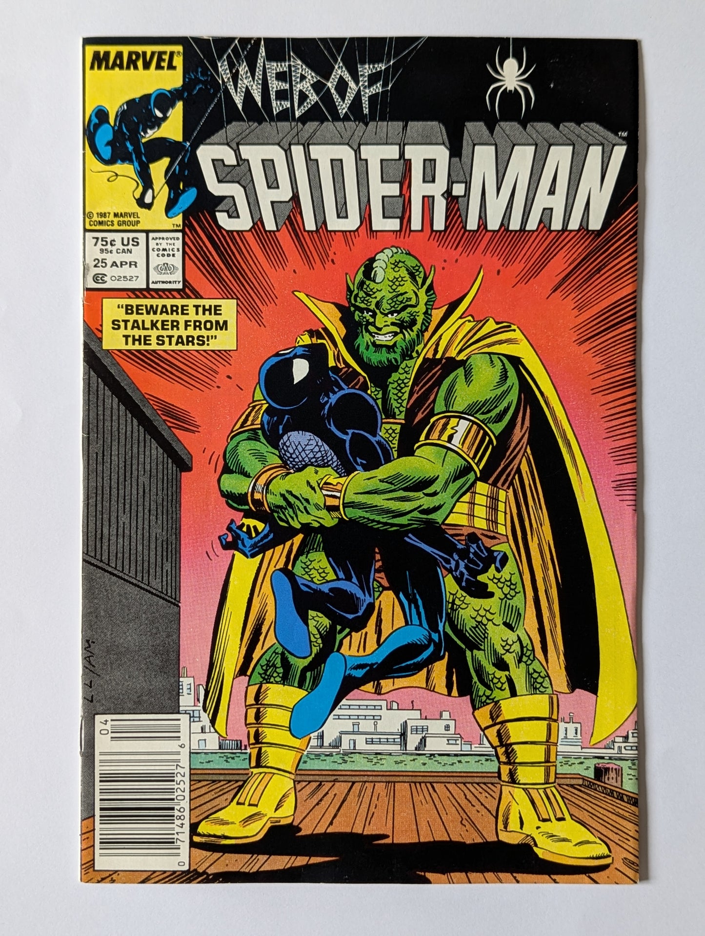 Web of Spider-Man #25 Marvel Comic Book