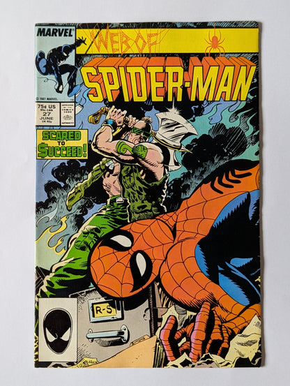Web of Spider-Man #27 Marvel Comic Book