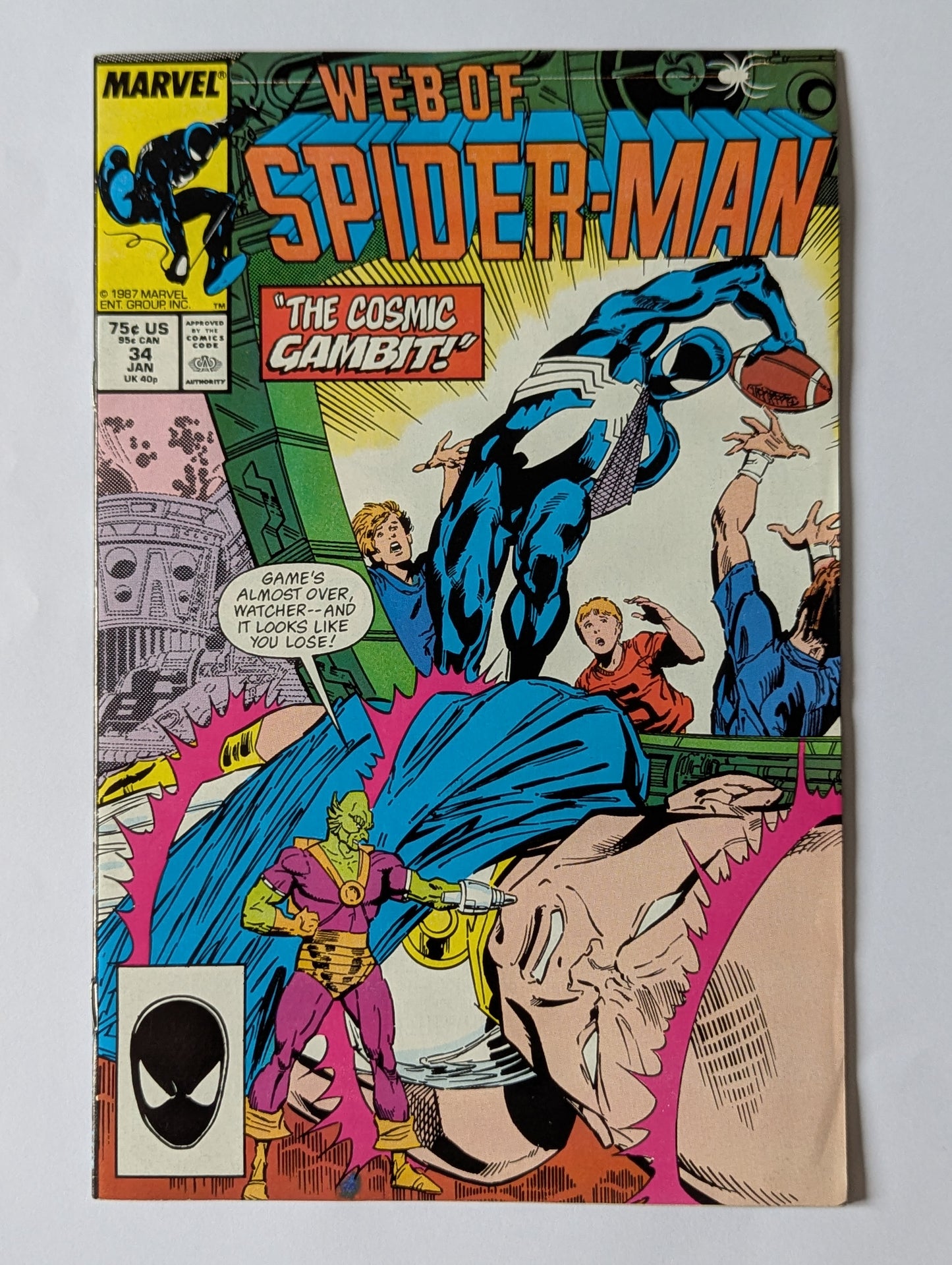 Web of Spider-Man #34 Marvel Comic Book
