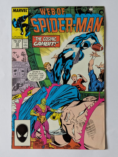 Web of Spider-Man #34 Marvel Comic Book