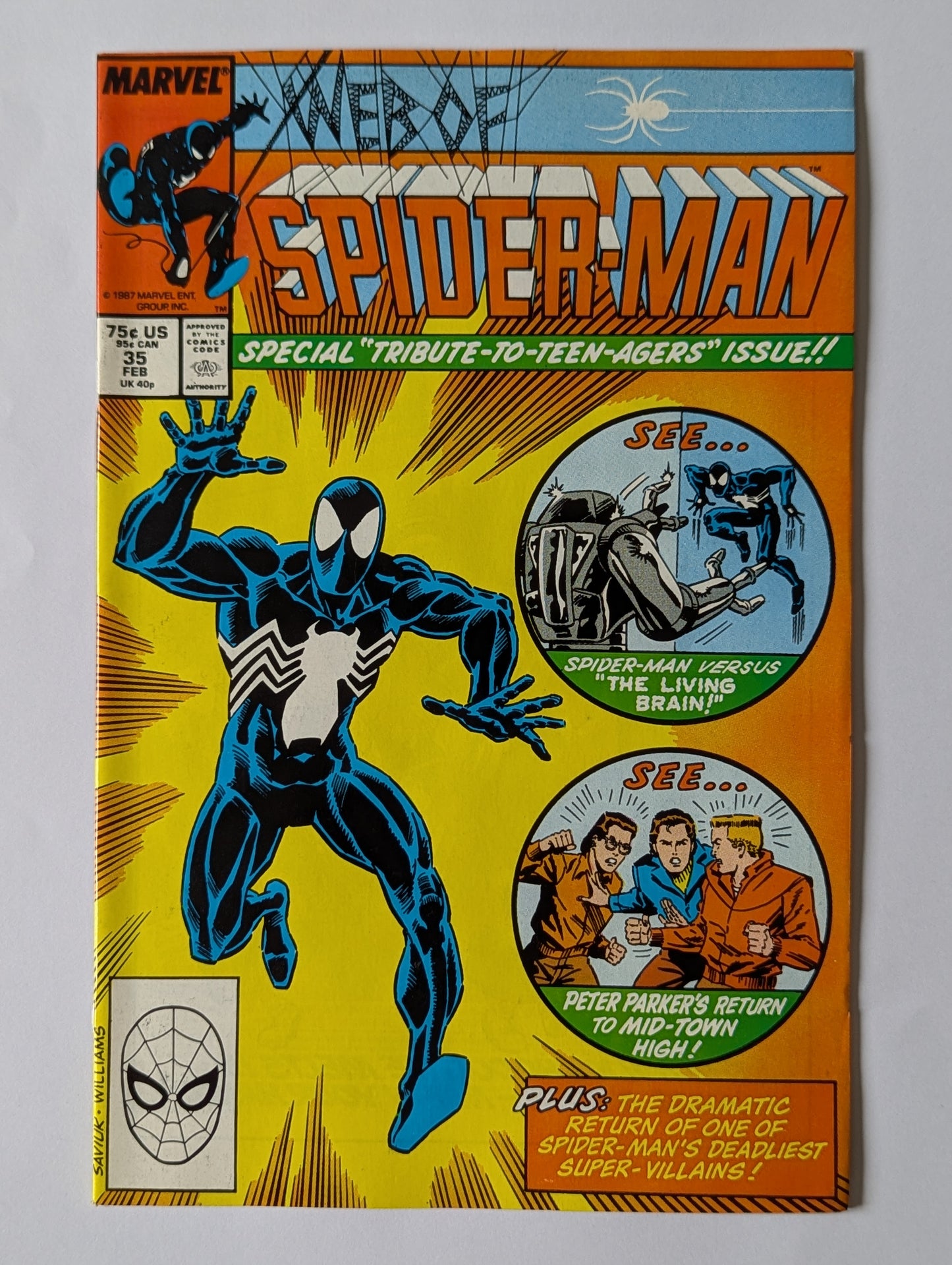 Web of Spider-Man #35 Marvel Comic Book